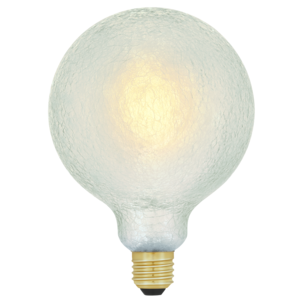 Dimbar dekorativ globlampa LED E27 varmvit 125 mm