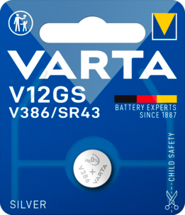 Knappcellsbatteri V386/SR43 VARTA