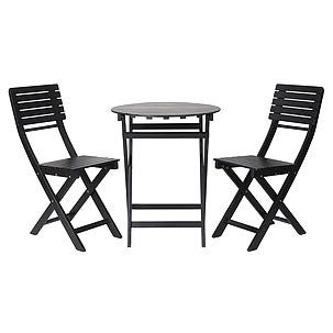 Pöytä ja kaksi tuolia