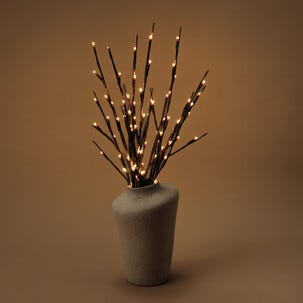 Dekorationskvistar med LED för kruka eller rabatt