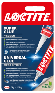 Loctite Duo Pack, superlim 5 g och universallim 20 g