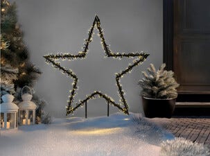 Stor adventsstjerne LED utendørs, 100 cm