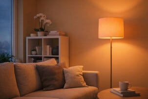 Deltaco Smart LED-mignonpære RGB, E14 4,9 W dimbar