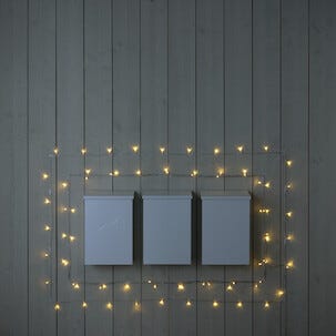 LED genomskinlig ljusslinga Northlight, varmvit