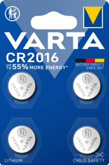 Varta CR2016 litiumbatteri 3 V, 4-pack