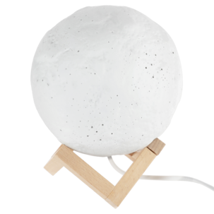 Tor månelampe porselen hvit, 21 cm, Northlight