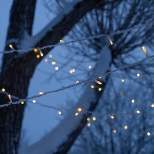 Krans med belysning, 30 cm