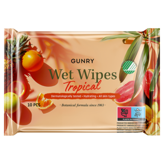 Gunry Wet Wipes våtservetter, 10-pack