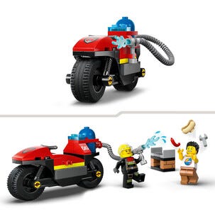 LEGO City Palokunnan pelastusmoottoripyörä 60410, yli 4-vuotiaille