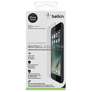 Belkin ScreenForce InvisiGlass Ultra, skjermbeskytter for iPhone 8/SE 2020