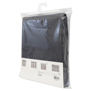 Mörkläggande gardin Blackout, mörkgrå, 1-pack
