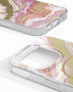 Ideal of Sweden Agate Halo mobilskal för iPhone 16 Pro Max, rosa