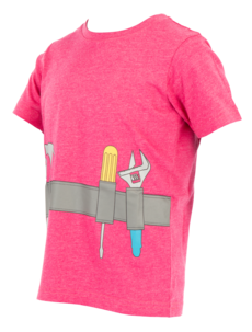 Tool Belt rosa t-skjorte, barn