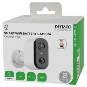 Deltaco Smart Home overvåkningskamera utendørs, SH-IPC19