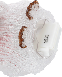 Julepynt ugle med lys for utendørs bruk, 20 cm