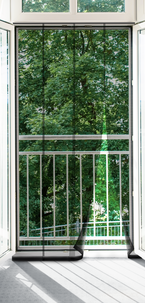 Hyttysverkko oveen, 4 lamellia 