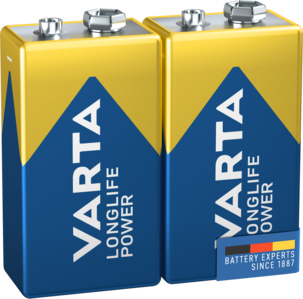 Varta Longlife Power 9V Paristo, 2 kpl