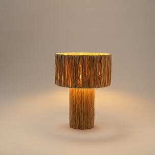 Amanda bordlampe i naturfiber 44 cm, Northlight