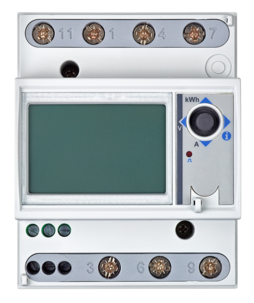 3-fas elmätare med LCD-display