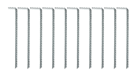Markspik 7 mm för tält, presenningar och markduk, 10-pack