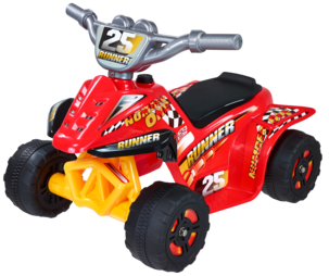 Batteridriven fyrhjuling