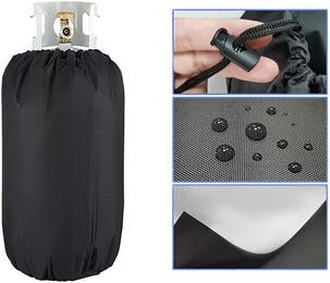 Trekk til gassflaske PC5, PC10, P11 vanntett 32 x 60 cm