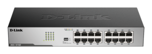 D-Link DGS-1016D nettverksswitch 16 porter