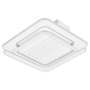 Ledvance fyrkantig LED-takfläkt 55 W, vit