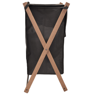 Aurora stor hopfällbar tvättkorg med lock, tyg, 39 l