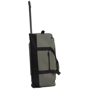 Duffelbag koffert med hjul, utvidbar, grønn