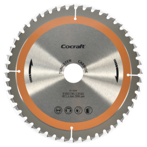 Cocraft sågklinga 216 x 30 x 2,8 mm, 48T negativ