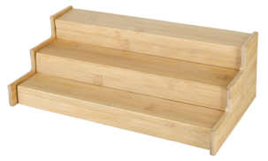 Maustehylly puu, 3 tasoa, levennettävä 31,2–56,4 cm