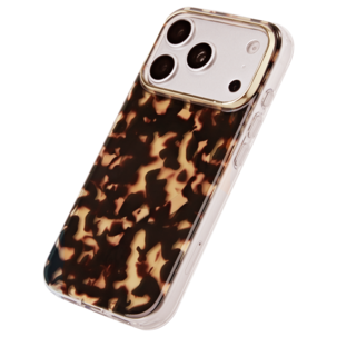 Exibel Safari mobildeksel for iPhone 18 Pro / iPhone 17 Pro, skilpaddemønstret