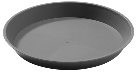 Ventura Aluslautanen ruukulle uusiomuovia, musta