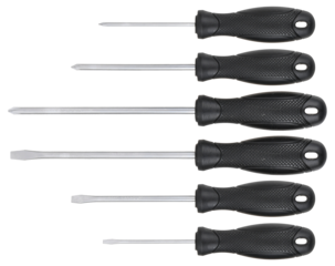 Skrutrekkere, Phillips og spor, 6 deler