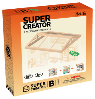 Rolife DIY Super Creator B DWP02 glasstak for diorama