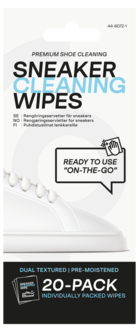 Rengöringsservetter för sneakers, 20-pack