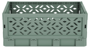 Klappbox av återvunnen plast, small 24 x 16 x 10 cm