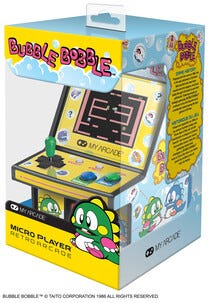 My Arcade Micro Player Bubble Bobble retro arkadespill