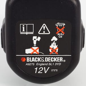 Black&Decker 12 V batteri