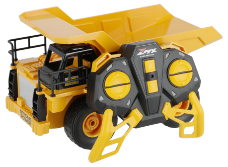 Radiostyrt hjullaster 1:24, ladbar, fra 6 år