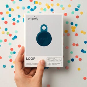 Chipolo Loop sporingsbrikke, nøkkelfinner for Apple/Android