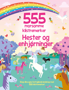 Klistremerker Hester og enhjørninger