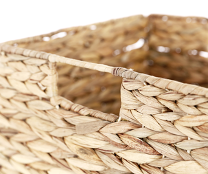 Kvadrat oppbevaringsboks, vannhyasint