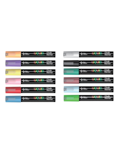 Kritpenna flera färger, 10-pack