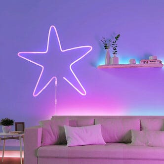 Joustava LED-lista RGBIC USB, kaukosäädin, 2 m