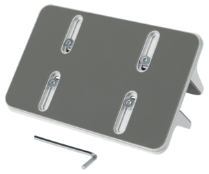 Vertikalt laptopstativ, justerbar bredde