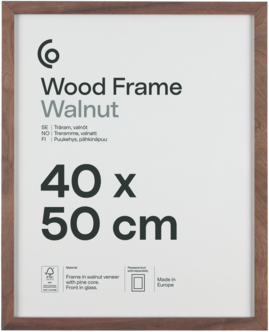Fotoramme av FSC-merket tre på 40 x 50 cm