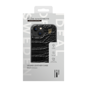 Ideal of Sweden Black Croro mobildeksel til iPhone 13/14/15/16e/17e