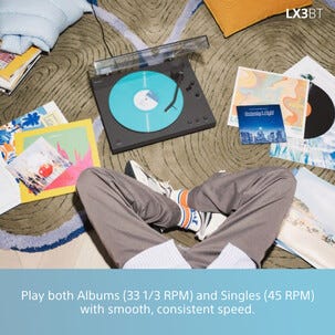 Sony PS-LX3BT platespiller med Bluetooth og forforsterker